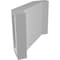 Ekena Millwork 5-in. W x 6-in. D x 6-in. H Burlington Architectural Grade PVC Knee Brace BRCP05X06X06BUR - alternate 5